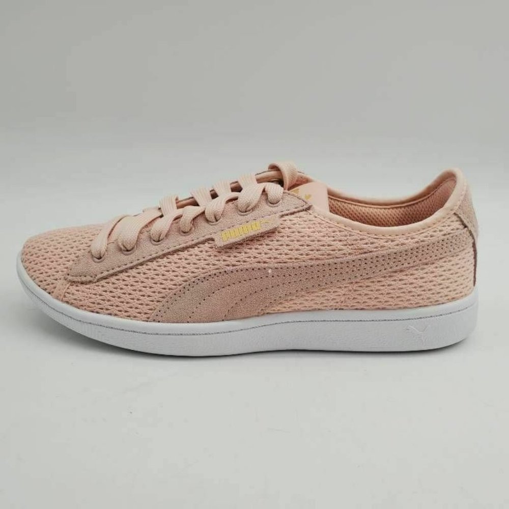Puma Womens Vikky Mesh Sneaker Shoes Pink, Size 7